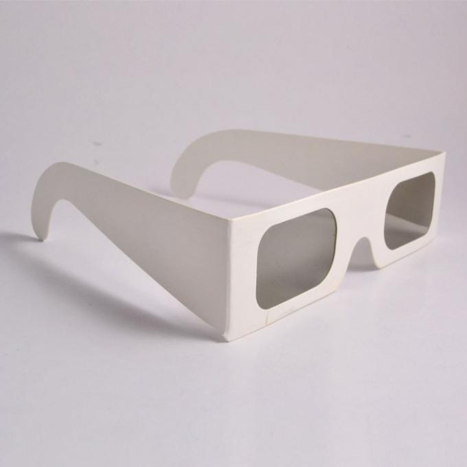 ChromaDepth 3D Gözlük-Beyaz Karton-Chroma Derinliği, Kağıt Pasif Chromadepth şeffaf lens 3d gözlük