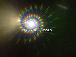 Kağıt Kırın 3D Fireworks Gözlük Spiral 3d Holografik Gözlük Tam Renkli Baskı