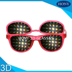 CE FCC RoHS Güçlü Etkisi Gözlük ile PH0028 Flip Up 3D Kırınım Gözlük