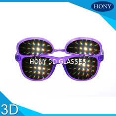 CE FCC RoHS Güçlü Etkisi Gözlük ile PH0028 Flip Up 3D Kırınım Gözlük
