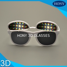 İnanılmaz ışık 3D Kırınım Gözlük çift objektif 3d havai fişek gözlük çevirmek