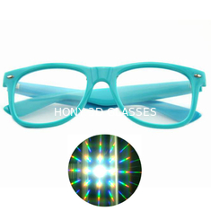 Premium 3D Kırındırma Gözlükleri Şeffaf Lens 3D Gözlük Rüyalar, Müzik Festivalleri İçin İdeal