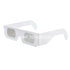 IMAX Sinema Düz Karton 3D Gözlük Baskı Logo Tek Kullanımlık 3D Gözlük
