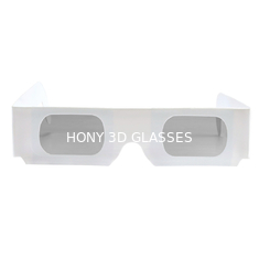 IMAX Sinema Düz Karton 3D Gözlük Baskı Logo Tek Kullanımlık 3D Gözlük