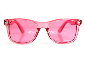 PET lazer lensler ile özel kırılma 3d havai fişek gözlük / cam