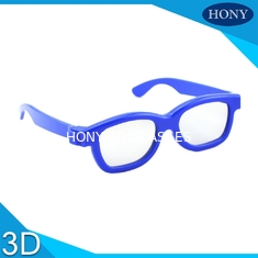 Dairesel Polarize Lensler Tek Kullanımlık Sinema Tek Kullanımlık 3D Gözlük Çocuk Çerçevesi