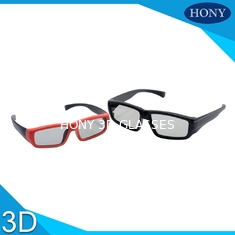 Dairesel Polarize Lensler RealD Masterimage 3D Gözlük Çocuk Boyutu Bir Kez Kullanım