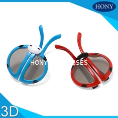 Uzun Süreli Kullanım için Anti Scratch Dairesel Polarize Lensli Çocuklar 3D Gözlük