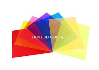 0 Derece Parlak Kırmızı Mavi Altın Rengi Polarize Film Levhalar için LCD, Yapışkanlı Renkli LCD Polarize Film