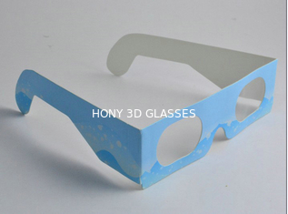 Eğlence / Seyahat Sitesi Çevre Dostu İçin Profesyonel Özel Kağıt 3D Gözlük