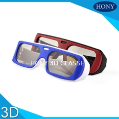 Yetişkin için IMAX Yeniden Doğrusal Polarize 3D Gözlük Beyaz / Mavi Çerçeve