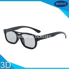 Film Sineması İçin Pasif Lineer Polarize 3D Gözlük ABS Plastik Çerçeve