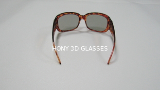 Güneş gözlükleri Frame ile PC Plastik Dairesel Polarize 3D Gözlük