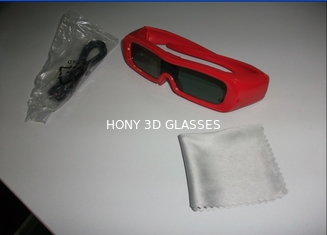 PC Plastik Çerçeve Evrensel Aktif Deklanşörlü 3D Camlar, IR Gözlükler