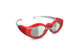 DLP Bağlantılı PC Plastik Çerçeve Aktif Deklanşör 3D Gözlükler 45g 2.2mA