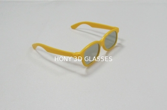 Kino Unversive Plastik Pasif 3D Gözlük Çocuklar Dairesel Polarize Gözlük