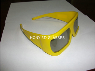 Teknik Müze İçin Sarı Plastik Çerçeve Lineer Polarize 3D Camlar