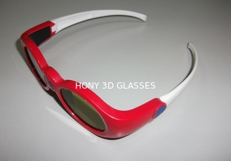 Güncel Filmler İçin Kırmızı Şarj Edilebilir Aktif Pasif 3d Gözlük LCD Verici