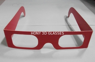 Chroma Derinliği Kağıt 3D Gözlük 3D Çizim Resim EN71 ROHS için Kırmızı Renk
