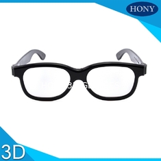 Pasif 3D Gözlük Dairesel Polarize Lensler Yetişkin Boyutu Tek Kullanımlık
