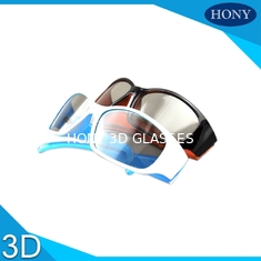 Pasif Plastik 3D Anti Scratch Dairesel Polarize Gözlük Sert Kaplama Çerçevesi