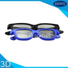 Pasif 3D Gözlük Dairesel Polarize Lensler Yetişkin Boyutu Tek Kullanımlık