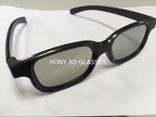 Anti Scratch Lens ile Film Tiyatrosu İçin Yeniden Kullanılabilir Plastik Dairesel Polarize 3D Gözlük