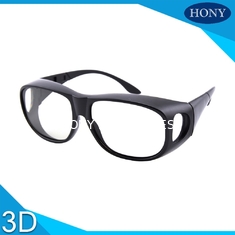 Ücretsiz Scratch Lineer Polarize Gözlük, 0.7mm Kalınlığı Pasif Sinema 3D Gözlük