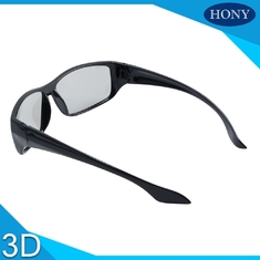 Uzun Süreli Kullanım Lineer Polarize 3D Gözlük Anti Scratch Film Siyah Çerçeve