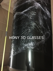 710 * 406mm Polarize Film Levha Imax 3d Gözlük Malzeme Siyah Renk