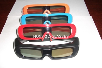 Plastic Universal Active Shutter 3D TV Glasses High Transitrate