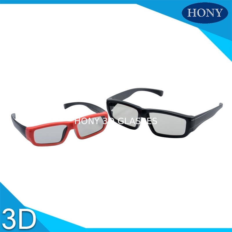 Dairesel Polarize Lensler RealD Masterimage 3D Gözlük Çocuk Boyutu Bir Kez Kullanım