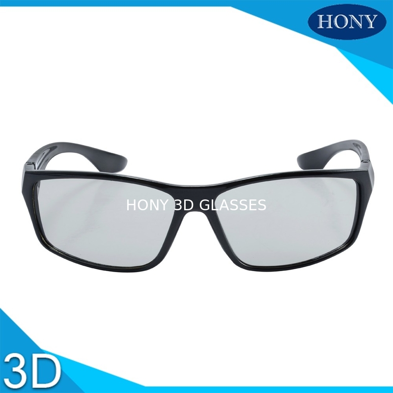 Anti Scratch Gözlük Sinema Uzun Süre Kullanılan Pasif Dairesel Polarize Gözlük